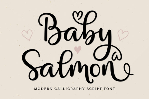 Baby Salmon Script: A Luxurious Font for Small Businesses