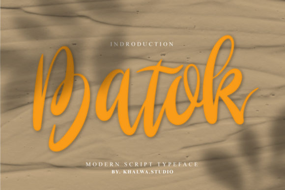 Batok Script: A Timeless Handwritten Font