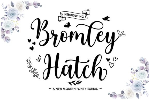 Bromley Hatch Script: A Handwritten Font for Creative Projects