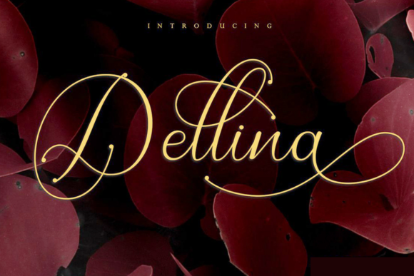 Dellina Script: A Luxurious Font for Editorial Design