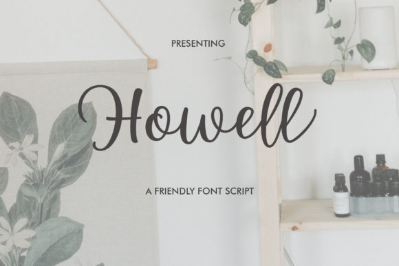 Howell Script: A Beautiful Font for Crafters