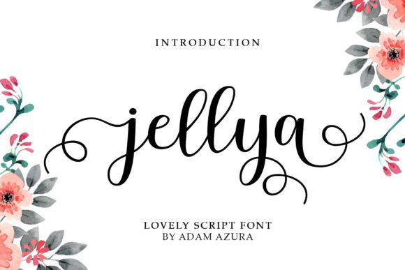 Jellya Script: Elegant Typography for Editorial Design