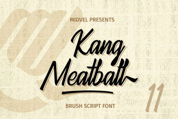 Kang Meatball Script: A Font for Business Style