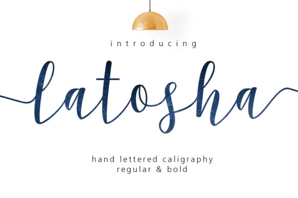 Latosha Script: Elegant Font for Creative Projects