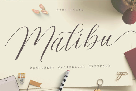 Malibu Script Font for Web Design