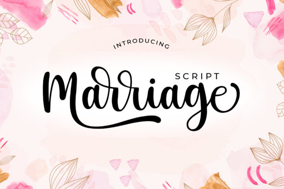 Marriage Script Font for Web Design