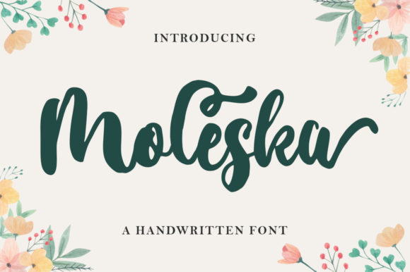 Moleska: Playful Handwritten Font