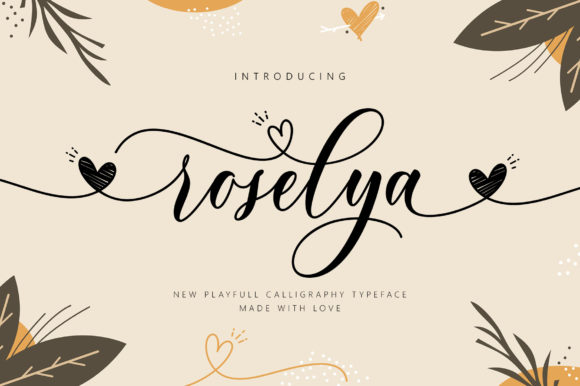 Roselya Script Font for Elegant Design