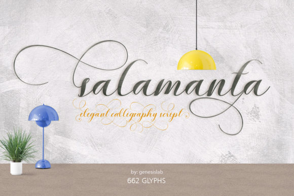 Salamanta Script: A Elegant Font for Editorial Design