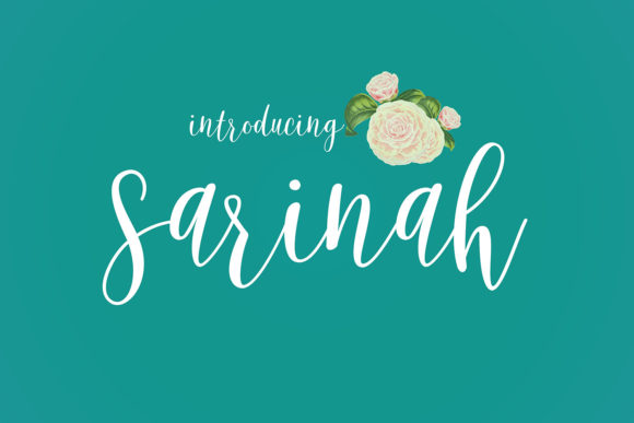 Sarinah Script: A Elegant Font for Creative Projects