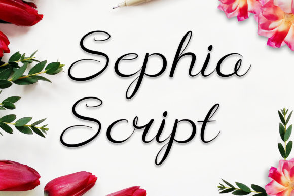 Sephia Script: Elegant Font for Editorial Design
