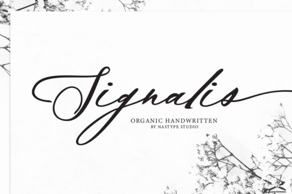 Signalis Script: A Stylish Font for Crafters