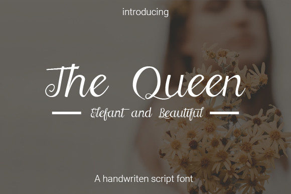 The Queen Script: A Font That Elevates Your Brand