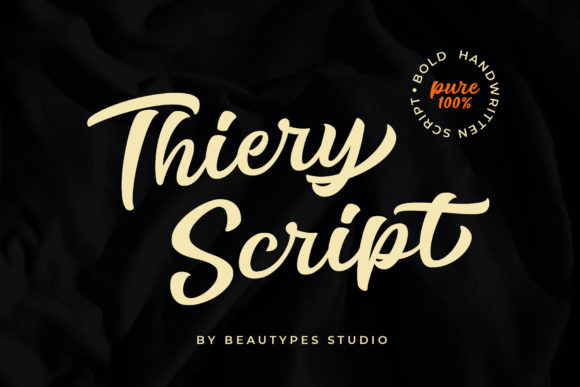 Thiery Script: A Stylish Font for Campaigns