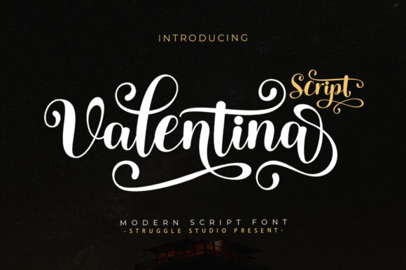 Valentina Script Font for Web Design