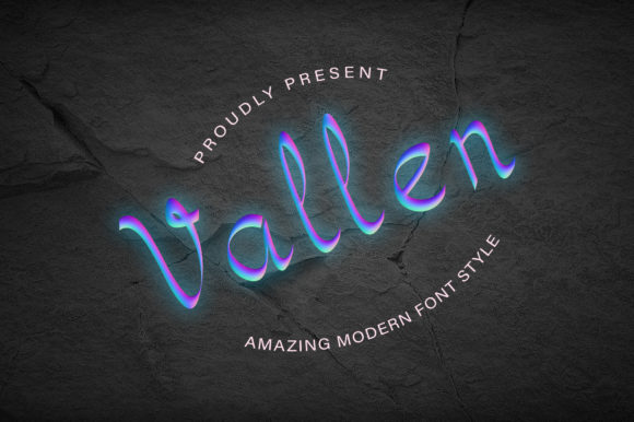 Vallen: A Script Font for Web Design